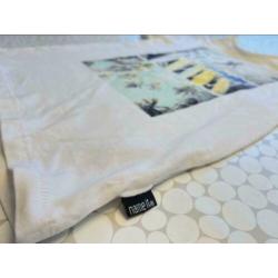 In nieuwstaat Tshirt wit surf name it mt. 122/128 (char)