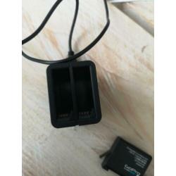 Originele go pro batterij x2 plus duo charger go pro hero 4