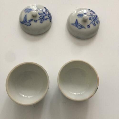 2 Chinese dekselpotjes