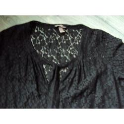 Z.g.a.n zwarte kanten H&M Positie Tuniek maat 40