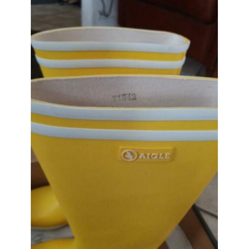 Aigle laarzen maat 41 geel