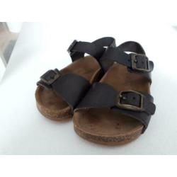 Kipling sandalen donkergrijs leer maat 22 zgan