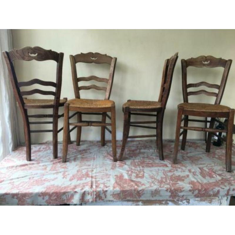 4 x boerenstoelen boeren stoelen snorre Frans landelijk