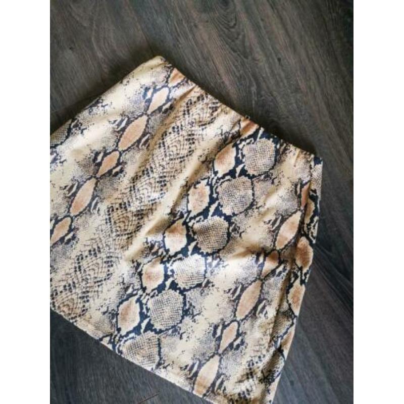 Slangenprint rokje maat S