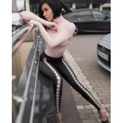 Sexy Black&Pink Legging, tm XXL