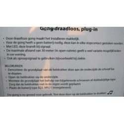 Partij draadloze deurbellen 25 stuks zie foto,s en info