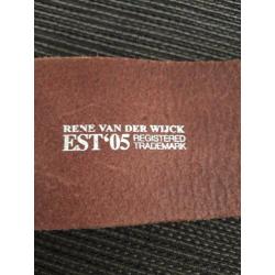 Rene van der Wijck leren riem maat 85
