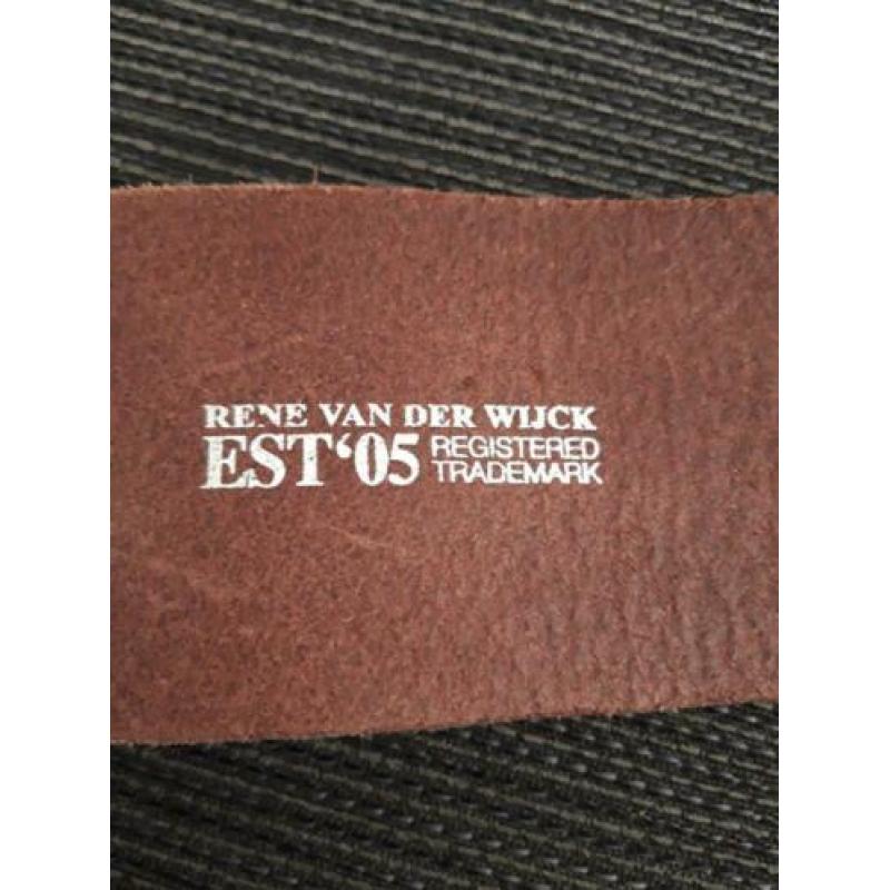 Rene van der Wijck leren riem maat 85