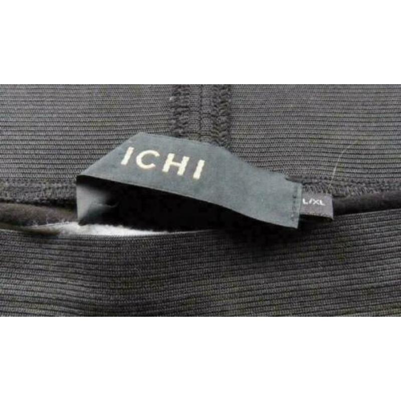 Ichi zwart wit gestreepte rok maat L