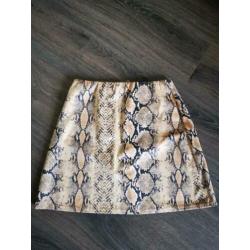 Slangenprint rokje maat S