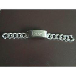 DIOR GOURMETTE Schakelarmband