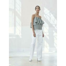 Baum und Pferdgarten white denim trouser model Nicia
