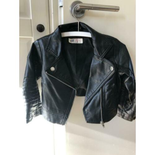 Leren jas H&M 98