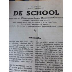 TEAB KNIL INDIE schoolboek 1948 Ww2 wo2