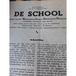 TEAB KNIL INDIE schoolboek 1948 Ww2 wo2