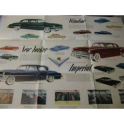 1951 Chrysler & Imperial Brochure USA