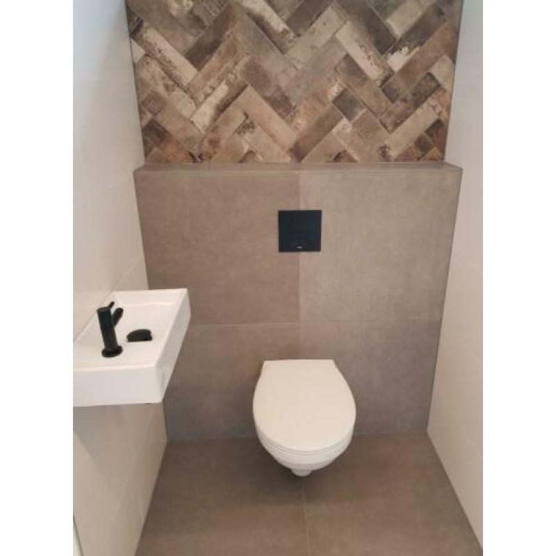 Compleet toilet incl. tegels, fontein en toilet voor € 599