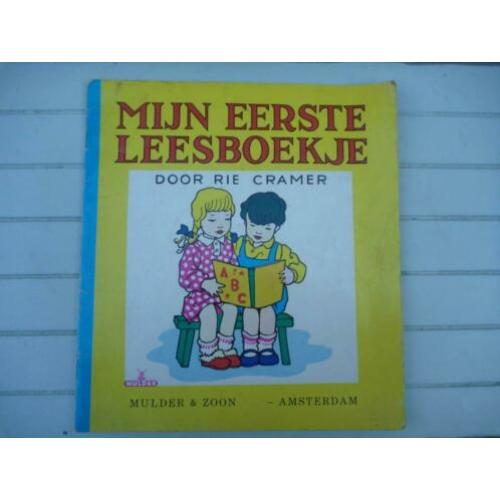 MIJN EERSTE LEESBOEKJE van Rie Cramer Uitgave Mulder