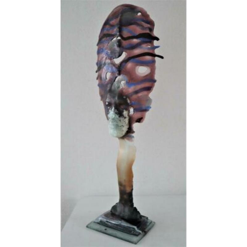 Unica glasobject van Hans Janssen - 89 cm hoog en gesigneerd