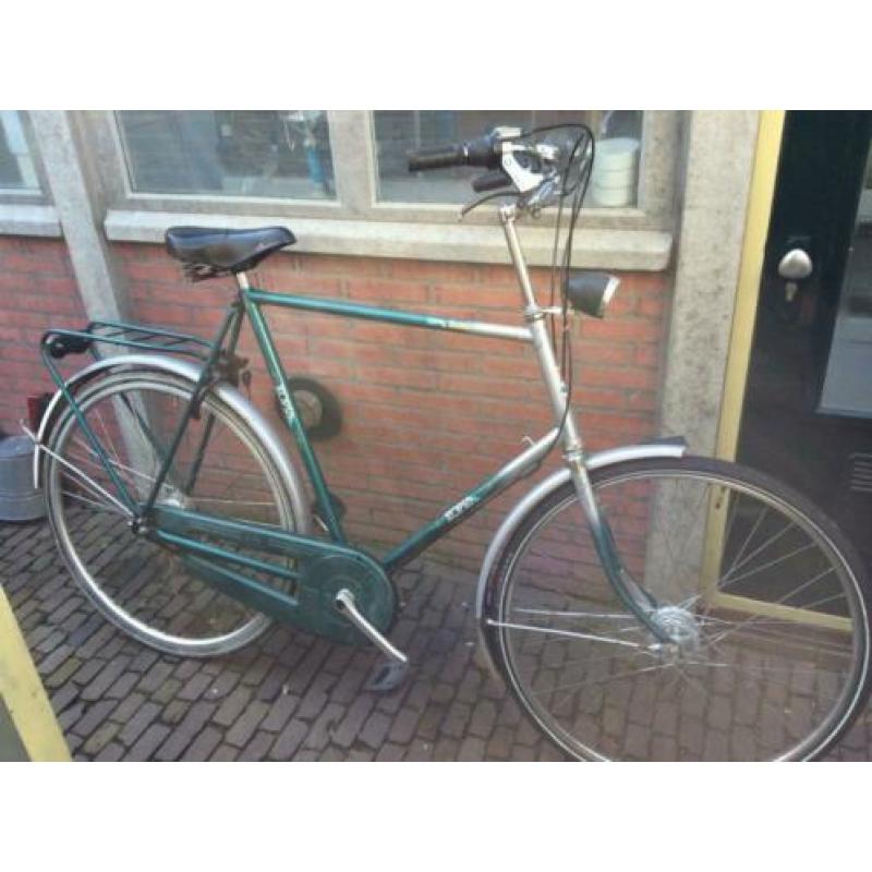 Hoge herenfiets 66 cm. ( stationsfiets )