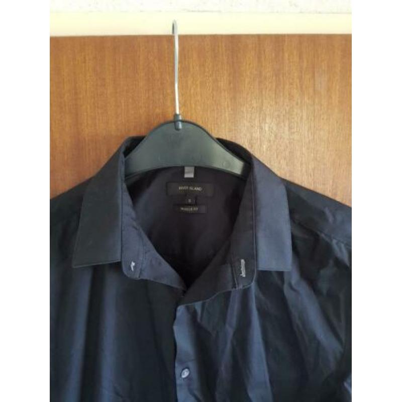 River Island overhemd zwart S zgan