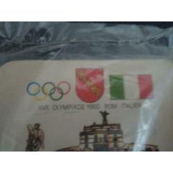 Zes bierviltjes van de Olympische Spelen in Rome in 1960