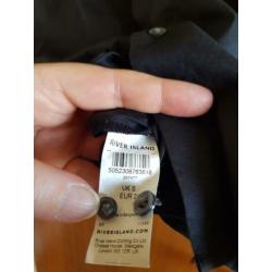 River Island overhemd zwart S zgan