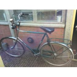 Hoge herenfiets 66 cm. ( stationsfiets )