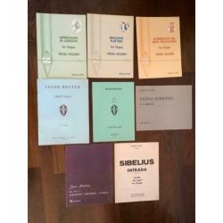 Bladmuziek orgel, Reger, Buxtehude, Sweelink, Sibelius e.a.