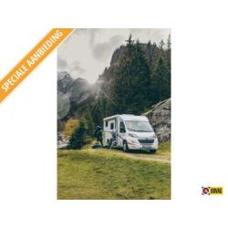 Sunlight V66. niet veel breder dan een camperbus. Rijklaar