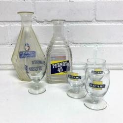 Verzameling Pastis (Pernod 45 / Anisette 51 / Ricard)