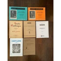 Bladmuziek orgel, Reger, Buxtehude, Sweelink, Sibelius e.a.