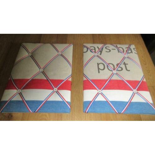 2 PTT Memoborden 40 cm x 30 cm