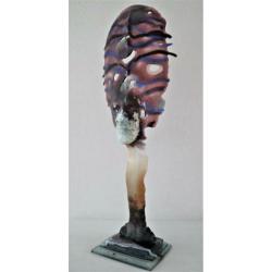 Unica glasobject van Hans Janssen - 89 cm hoog en gesigneerd