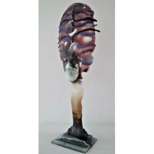 Unica glasobject van Hans Janssen - 89 cm hoog en gesigneerd