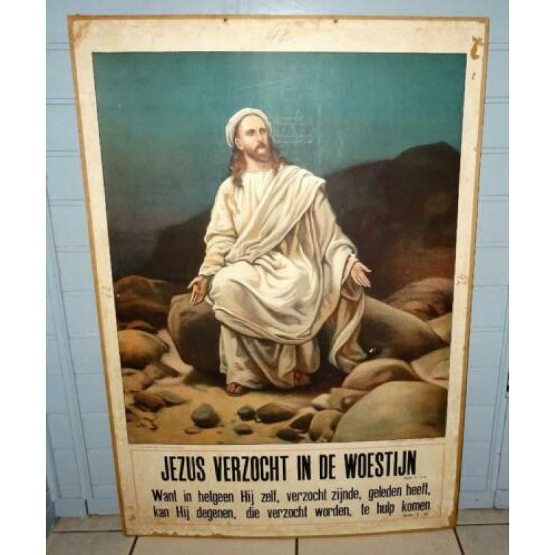 religieuze kartonposter, 2 stuks