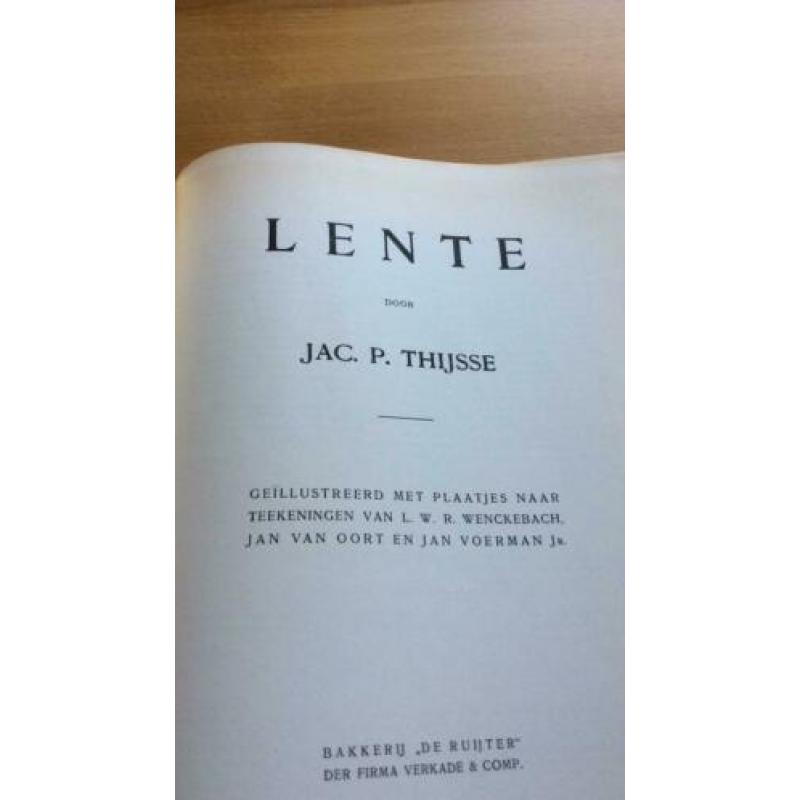 JAC. P. Thijsse LENTE -ZOMER-HERFST-WINTER Verkadealbums