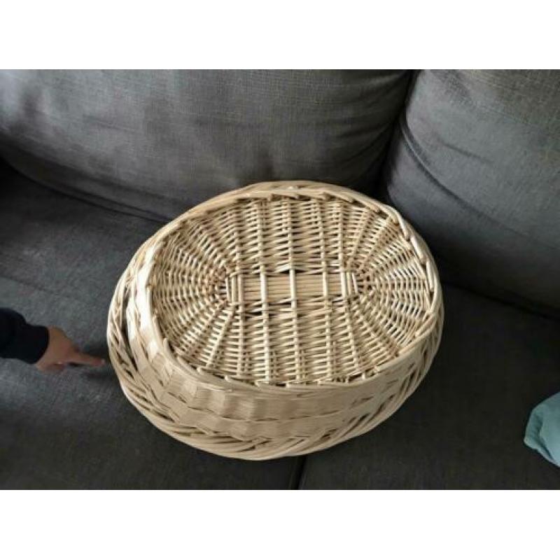 Rieten mand wasmand 60x47