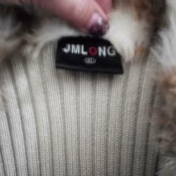 JMLONG VEST MET ZACHTE TEDDY maat XL