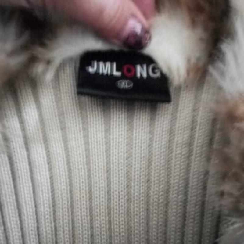JMLONG VEST MET ZACHTE TEDDY maat XL