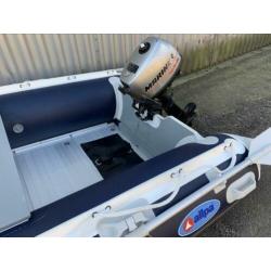 Rubberboot allpa 2.90 meter met 4pk Mariner 4-takt