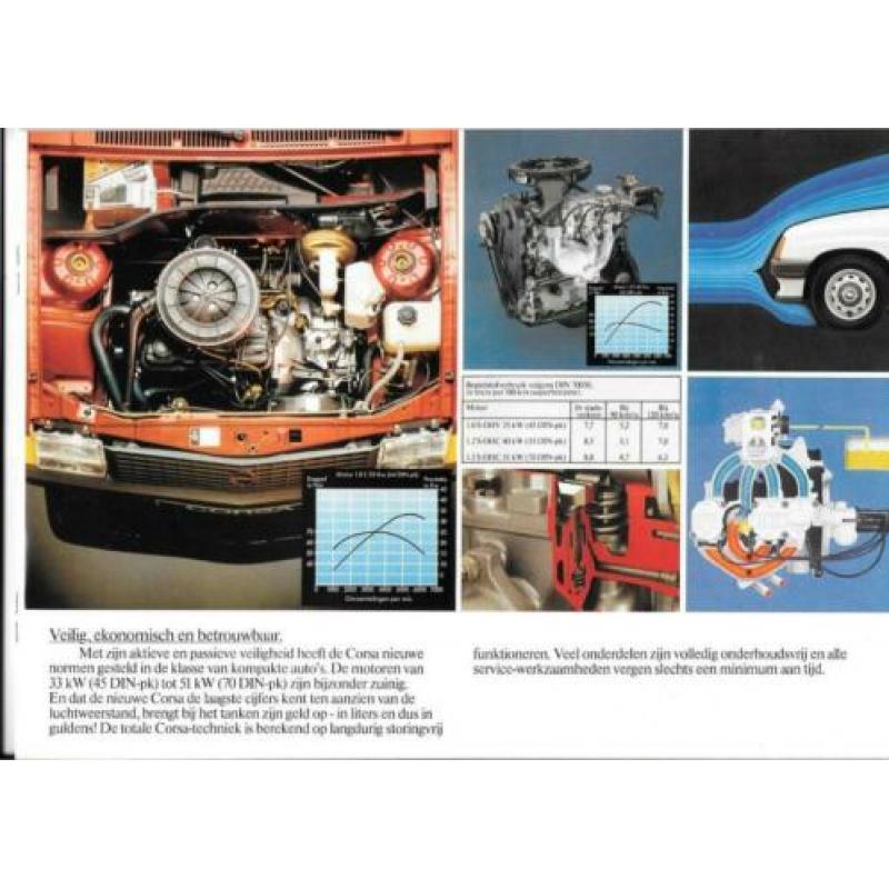 autofolder Opel Corsa januari 1983