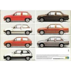 autofolder Opel Corsa januari 1983