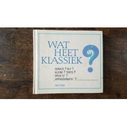 ** Wat heet klassiek? - Hans Tecker - IGST **