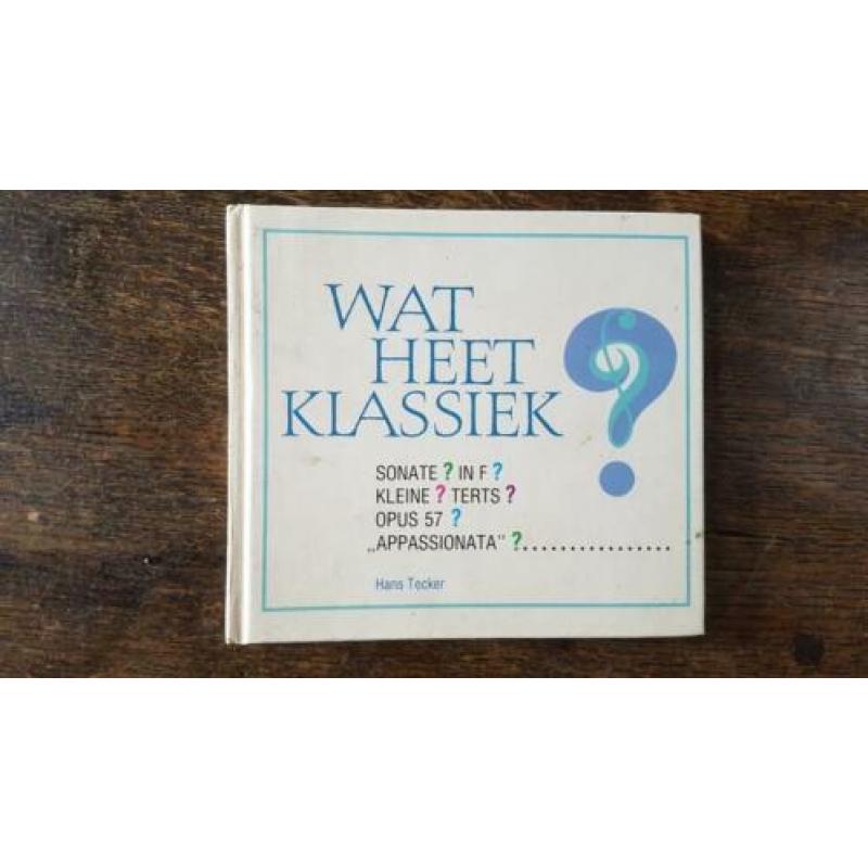 ** Wat heet klassiek? - Hans Tecker - IGST **