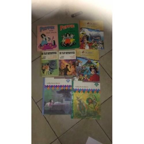 8 leuke kinderboeken. Peppe, piet piraat, de vijf detectives