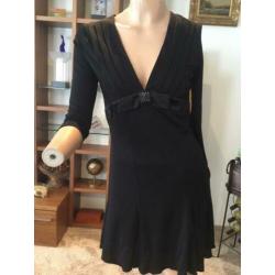 BLUMARINE jurk met steentjes maat m, vaste onderjurk