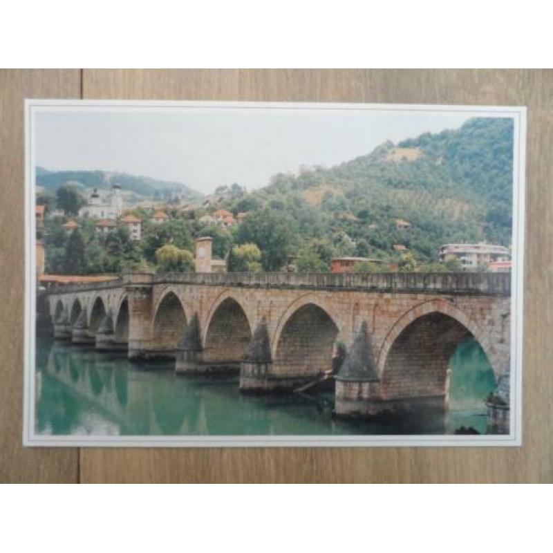 Ansichtkaart Drina bridge Bosnia