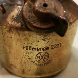 Oude benzine brander Barthel