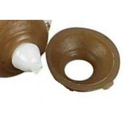 Grappige ogen van hard plastic met sluiting 4 x 2,3 cm 4 paa
